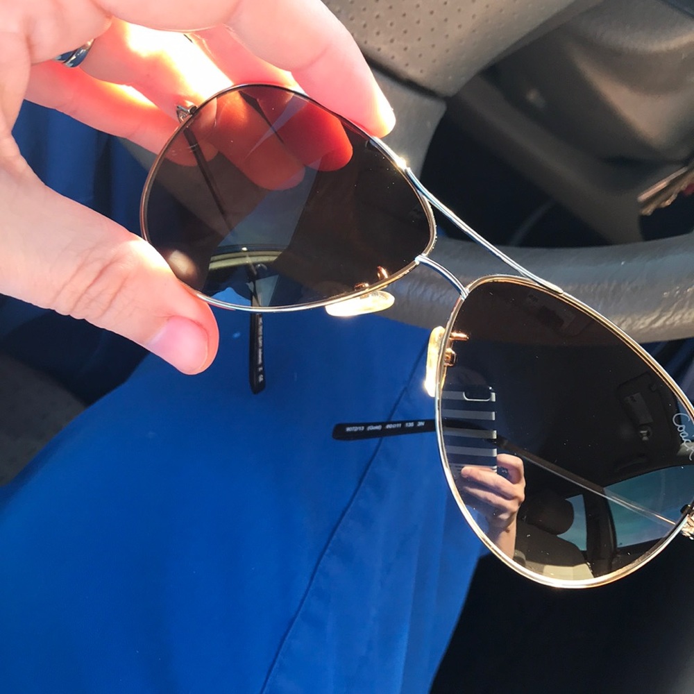 Coach aviator sunglasses